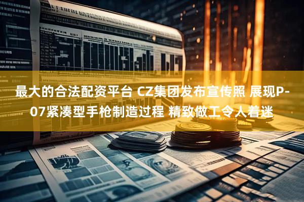 最大的合法配资平台 CZ集团发布宣传照 展现P-07紧凑型手枪制造过程 精致做工令人着迷